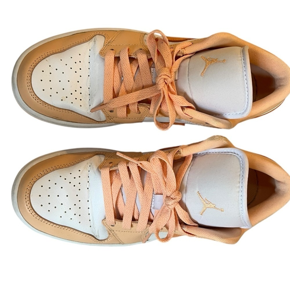 Nike Air Jordan Orange and White Sneakers size 8 - Picture 2 of 6